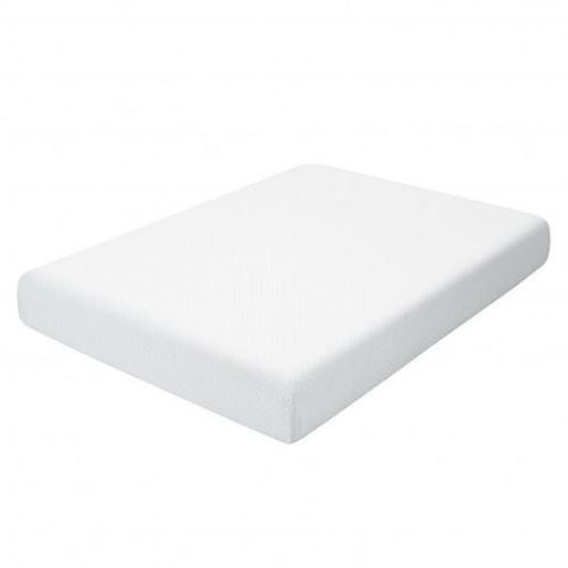 Picture of 10 Inches Air Foam Pressure Relief Bed Mattress with Removable Soft Cover-Queen Size - Color: White - Size: Queen Size