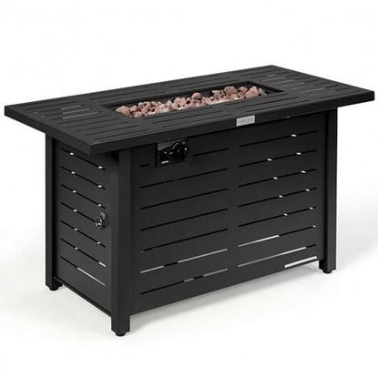 Picture of 42 Inch 60 000 Btu Rectangular Propane Gas Fire Pit Table