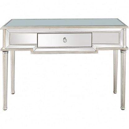 Picture of Silver Leaf Antiqued Console Table