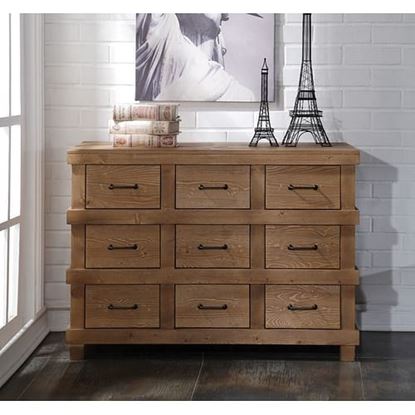 Picture of 44" X 19" X 32" Antique Oak Dresser