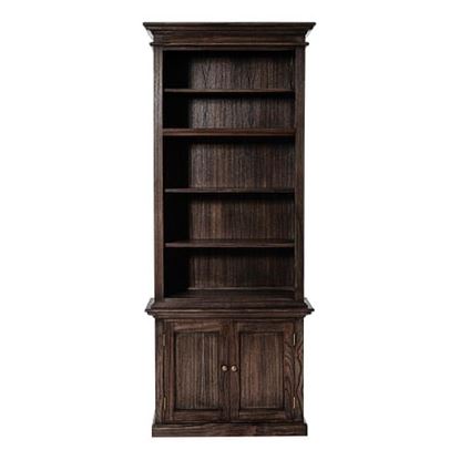 Picture of Black Wash Bookshelf Hutch