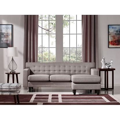 Picture of 32" Plastic  Foam  Wood  and Fabric Sofa and Ottoman Set