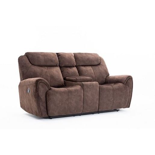 Picture of 66" X 40" X 40" Brown  Console Loveseat