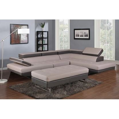 Picture of 124" X 94" X 36" Twoto Tone Sectional RAF
