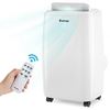 图片 1 2000 BTU Portable Air Conditioner Multifunctional Air Cooler with Remote-White - Color: White