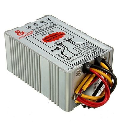 Picture of 24V to 12V 30A Car Power Supply Inverter Converter Conversion Device