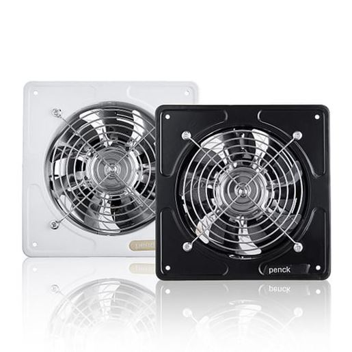 Picture of 6 Inch Ceiling Booster Fan Plastic Waterproof Ventilation Pipe Exhaust Ceiling Bathroom Fan