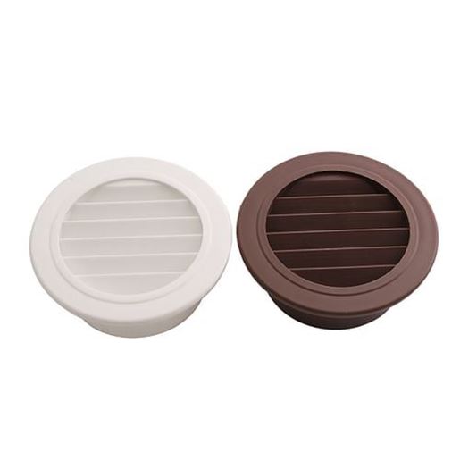 Picture of Round Air Vent ABS Louver Grille Cover PP Ventilation Grille Air Grille 100mm