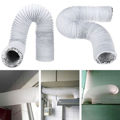 Picture of 3M 15cm Dia Exhaust Hose PVC Flexible Ducting Air Conditioner Exhaust Hose Replacement Duct Outlet
