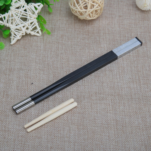 Picture of The first joint environmental protection high-grade metal chopsticks chopsticks chopsticks special for disposable chopsticks Hot pot restaurant alloy wholesale