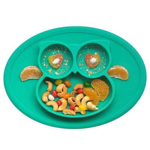 Picture of Original patented integrated food grade Silicone plate pad children's tableware Children's dinner tray Plate