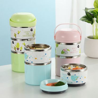 Picture of Stainless steel insulated lunch box