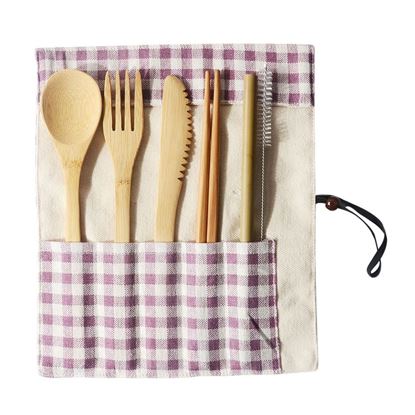 Picture of Style: A - Portable Bamboo Tableware 6-Piece Set