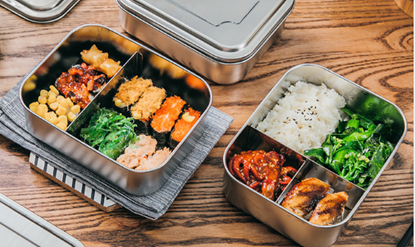 Picture of Model: Double layers, Size: 18cm - Portable Stainless Steel Lunch Box