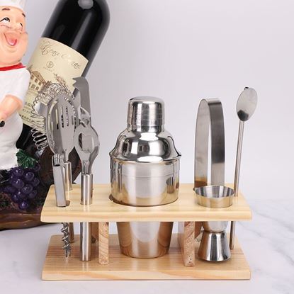 Picture of 8pc Stainless steel Cocktail shaker
