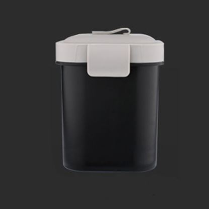 Picture of Color: Black, Style: 1 style - Double lunch box portable lunch box