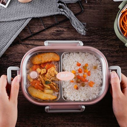 Picture of 304 stainless steel lunch box