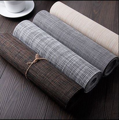 Picture of Color: Linen, Size: 30x135cm - PVC bass tabletop carpet