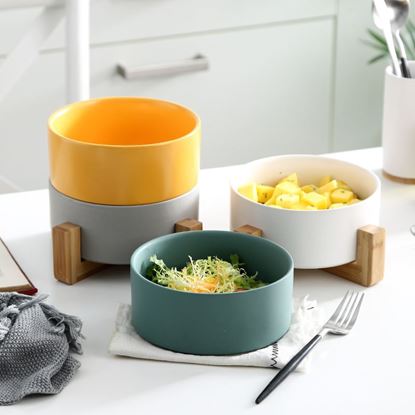 Image de Color: Grey, style: Single bowl, Size: 850ml - Western ceramic tableware