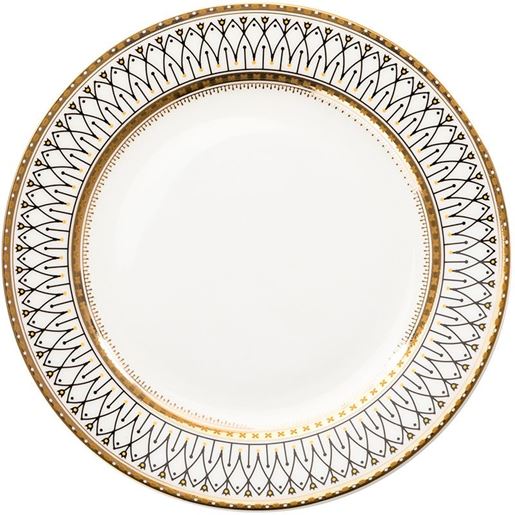 Picture of Color: Flat plate, Size: 10.5cm - Ceramic net red plated dinner plate