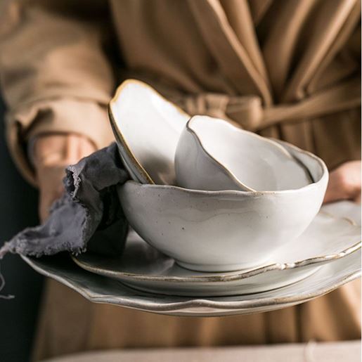 Picture of Color: Small dish - Irregular ceramic tableware