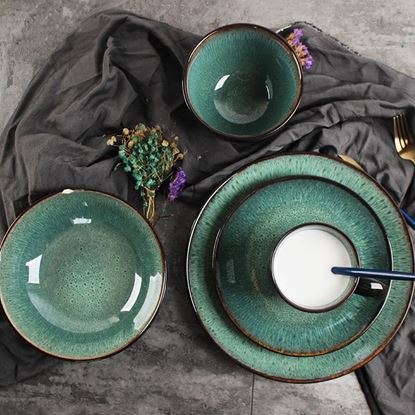 Picture of Style: Big flat - Retro bowls and plates