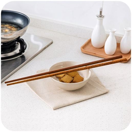 Picture of Color: 32cm - Long Lo Mein Chopsticks Wooden Chopsticks