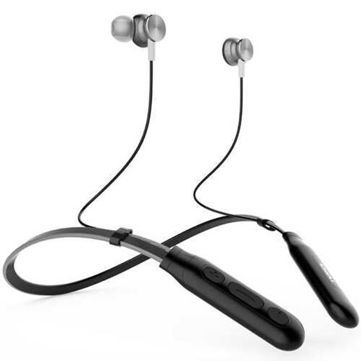 Picture of Bluetooth Neckband Earphones with Magnet in Silver