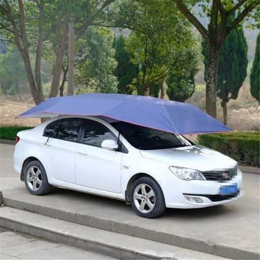 Picture of Portable Automatic Car Umbrella Tent Remote Control Operated Waterproof Anti UV