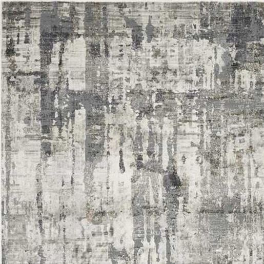 Picture of 105" X 156" Grey Polyester or  Viscose Rug