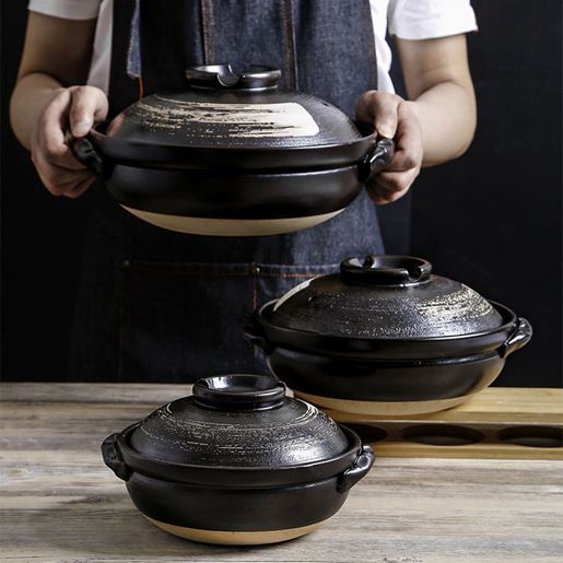 Picture of style: Small - Stew Pot Soup Household Ceramic Gas Clay Pot Rice Casserole