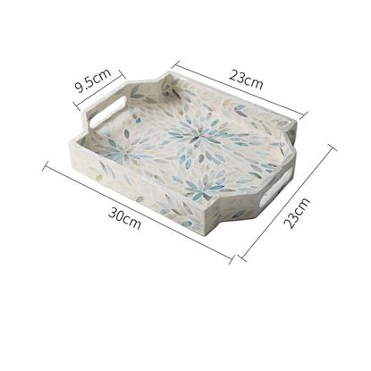 Picture of Household Storage Tray Creative Shell Rectangular Storage Tray Decorative Photography Swing Plate