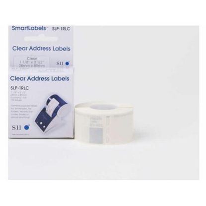 Picture of ADDRESS LABELS - CLEAR - 1.1 IN X 3.5 IN - FOR SLP400, 200, & 100 SERIES, SLP-EZ