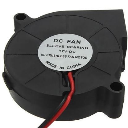 Picture of 3D Printer 12V DC 50mm Blow Radial Cooling Fan