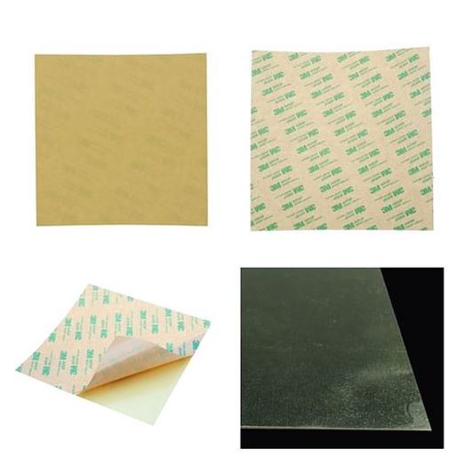 Picture of 253.8*241*0.3mm Polyetherimide PEI Sheet With 3M Glue For Reprap Prusa i3 Mk3 Heated Bed 3D Printer Part