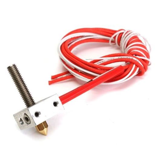 Picture of Geekcreit?Â® Assembled Aluminum Heating Block Extruder Hot End For 3D Printer 1.75mm 0.4mm Nozzle