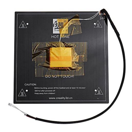 Picture of Creality 3D?Â® 24V 220W 235*235mm Aluminum Heated Bed Hot Bed Kit For Ender-3 3D Printer