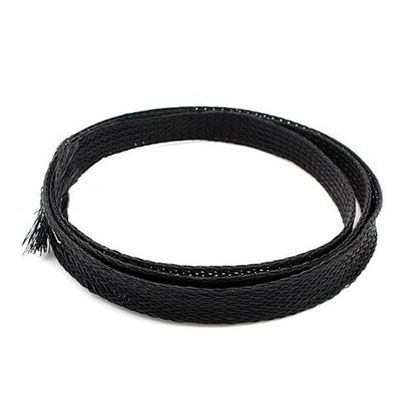 Изображение 1 Meter Retardant Nylon Braided Sleeving 8mm Black PET Cable For 3D Printer