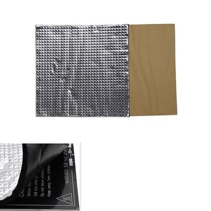 Picture of 400x400x10mm Foil Self-adhesive Heat Insulation Cotton For 3D Printer CR-10S Heated Bed