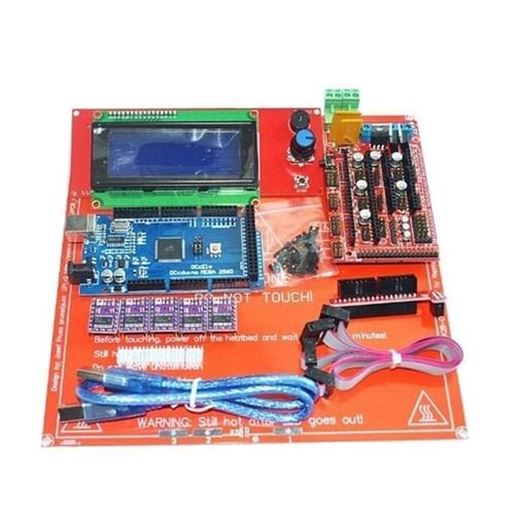 Picture of 3D Printer Kit RAMPS 1.4+ Mega 2560 +DRV8825 Stepper Motor+2004 LCD+PCB Heat Bed MK2B