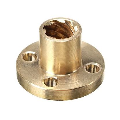 Picture of 2Pcs 12mm Lead T8 Copper Screw Nut For 3D Printer/Stepper Motor/Lead Screw