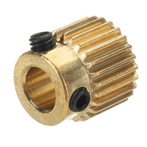 Picture of JGAURORA?Â® 26 Teeth 5mm Brass Extrusion Wheel Gear For 3D Printer