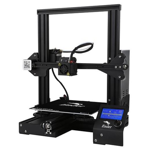 Picture of Creality 3D?Â® Ender-3 3D Printer 220x220x250mm Printing Size With Power Resume Function/V-Slot with POM Wheel/1.75mm 0.4mm Nozzle