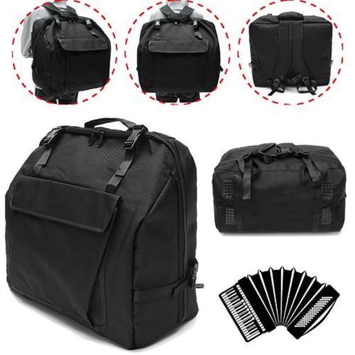 Picture of Thick Padded 120 BASS Piano Accordion Gig Bag Accordion Cases Accordion Backpack