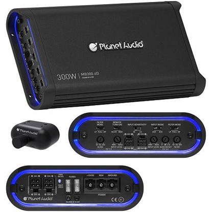 Picture of Planet Audio Mini Bang Series Amplifier 1200 Watts Max Four Channel Digital