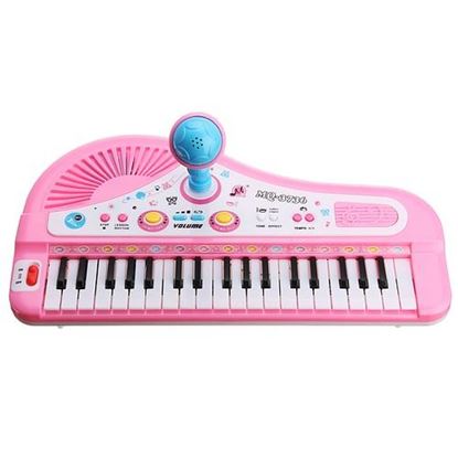 Picture of 37 Keyboard Mini Electronic Multifunctional Piano With Microphone Educational Toy Piano For Kids
