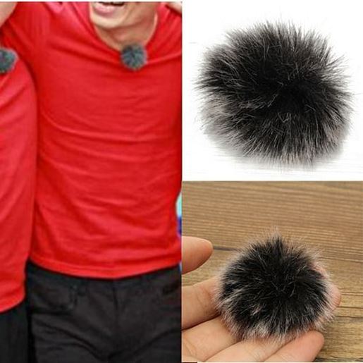 Picture of Lapel Microphone Mic Windscreedn Wind Shield Wind Fur Muff For Lapel Lavalier