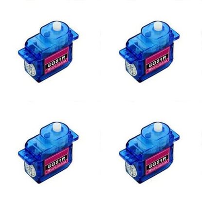 Picture of 4X SG51R 5g Plastic Gear Digital Micro Servo For RC Airplane