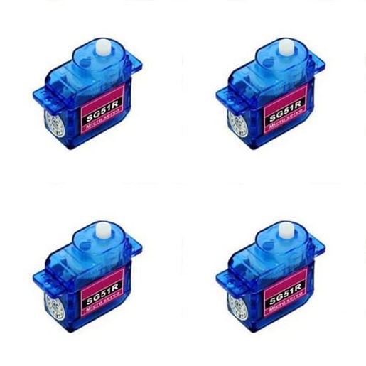 Picture of 4X SG51R 5g Plastic Gear Digital Micro Servo For RC Airplane