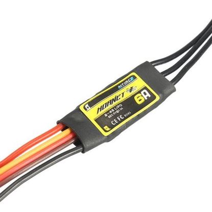 Picture of Htirc Hornet Series 6A 2-4S Brushless ESC With 5V/0.5A BEC For RC Airplane